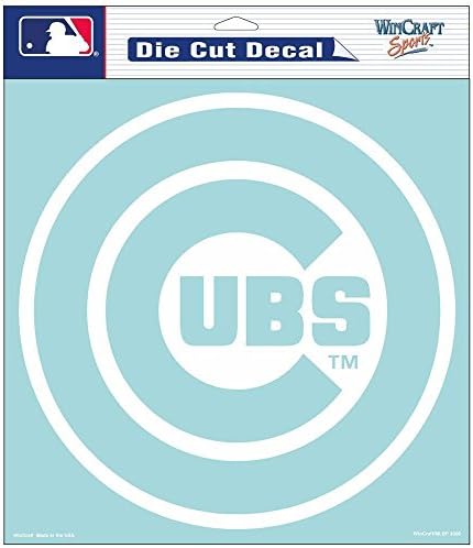 MLB Chicago Cubs Die-Cut Decal, 8 x8, boja tima