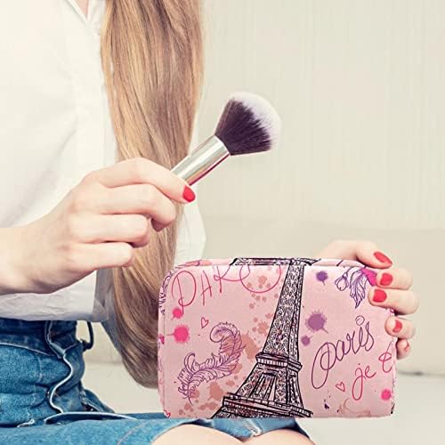 Tbouobt kozmetičke vrećice za žene, šminke za šminku Toalet toaletna torba Organizator, Eiffelov toranj