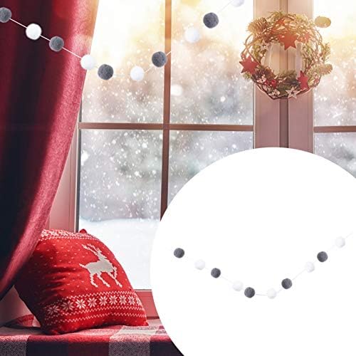 Best sportske božićne lopte Garland Xmas Pompom Balls Banner Božićno ukrašavanje stabla za odmor Party Party