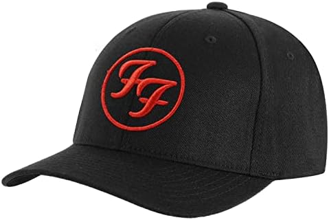 Foo Fighters Muška bejzbol kapa sa crvenim krugom s logotipom Crna
