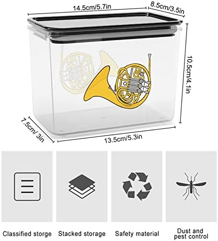 Kutija za pohranu francuskog roga plastični kontejneri za organizatore hrane sa poklopcem za kuhinju