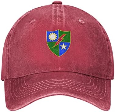 Pooedso Vintage 75th Ranger pukovnice Izrazivna jedinica Insignia bejzbol kapa za muškarce Žene kaubojski