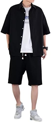 Muške ležerne sportske odjeće za slanje ljetnih majica + kratke hlače muške modne trakne s duksevima