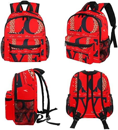 VBFOFBV lagani casual backpack za laptop za muškarce i žene, valentinov crvena ljubav