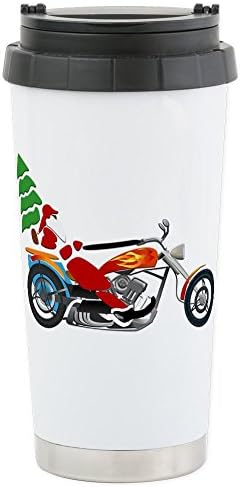 Zaista teague od nehrđajućeg čelika Putnički pijan za odmor Biker Santa na svom motociklu / sjeckalicama