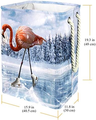 DEYYA Flamingo Ice zimske Umetničke klizaljke korpe za veš Košara visok čvrst sklopiv za odraslu decu Tinejdžeri