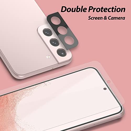 [2+2 pakovanja] [Dome Premium Film] Galaxy S22 8H zaštitni ekran za tvrdi sloj od Whitestonea, štitnici