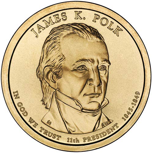 2009. D Pozicija satena Završnom cilju James K. Polk Predsjednički dolar izbora Neprirugirano američko metvica
