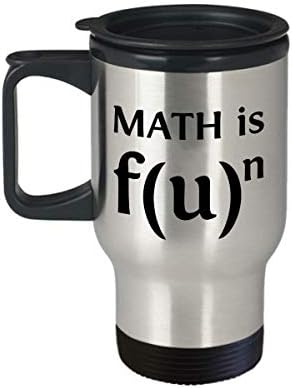 Smiješna jednačina putna krigla - matematika je zabavni Tumbler - zabavni pokloni za učiteljica matematike