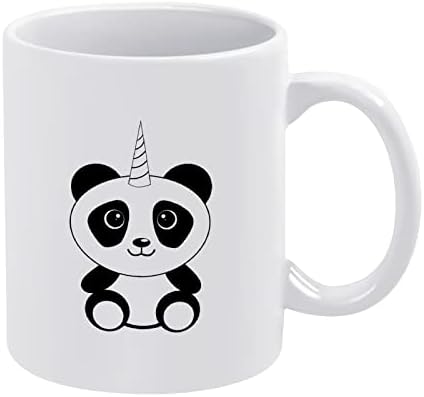 Unicorn Panda Print Mug Coffee Tumbler keramička šolja za čaj smiješni poklon sa dizajnom logotipa za kancelarijski