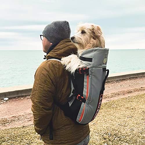 LITTLE CHONK Maxine nosač ruksaka za jednog psa - prednji, siguran i udoban, Chonkcrete Grey