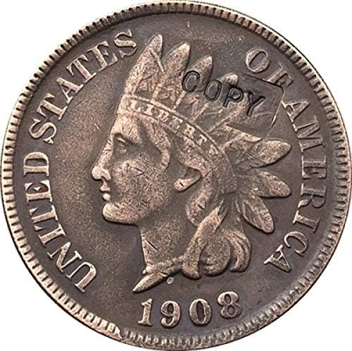 Challenge Coin 1867 Indijski glava CENTS Coin Copy CopyCollection Pokloni kolekcija kovanica