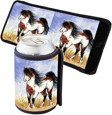 Sunshine Cutrole Bay Pinto Mustang Stallion Horse Art od Denise Svaki uvredljivi napitak Contral Termal
