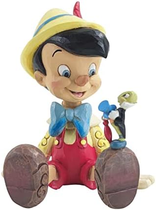 Enesco Jim Shore Disney Tradicije Pinocchio i Jiminy sjedeće figurice 6 inča