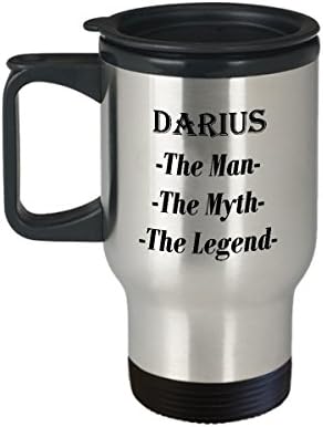 Darius - Čovjek mit, legenda fenomenalni poklon za kafu - 14oz putna krigla