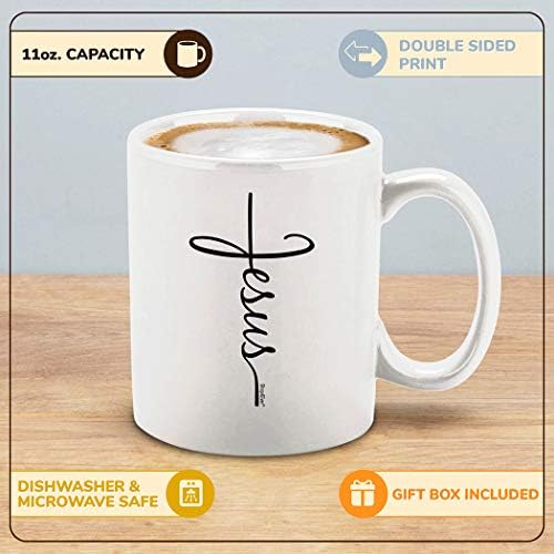 shop4ever Isus križ keramička šolja za kafu šolja za čaj