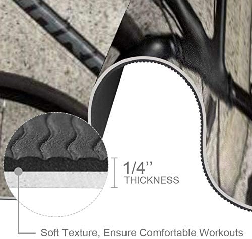 Siebzeh Retro točkovi za bicikle Premium Thick Yoga Mat Eco Friendly gumeni Health&fitnes neklizajuća prostirka
