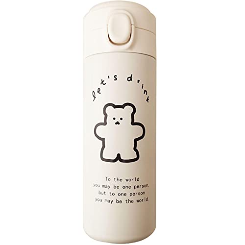 Korejski zimski medvjed termos šalicu slatka jednostavna prijenosna šalica za vodu s kesom
