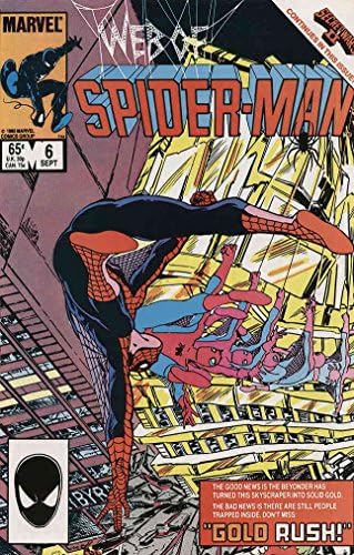 Web of Spider-Man, # 6 VF ; Marvel strip / tajni ratovi II John Byrne