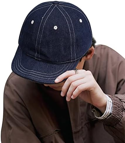 Croogo Denim Trucker Hat kratki bejbol kapu sa niskim profilom tata šešira mekana ravna podmorska šešir