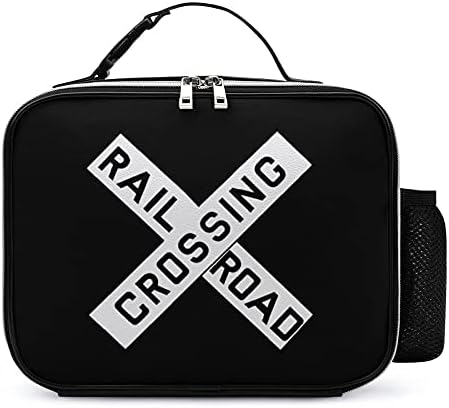 Izolovana torba za ručak sa željezničkim prelazom izdržljiva kutija za ručak sa odvojivom kopčom ručkom