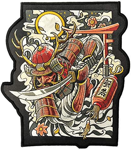 Ronin Oni Bushi Patch - Samurai taktički ruksak za patch - tkani izrezani po mjeri za patvice i jakne -