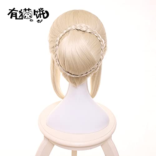 LOVIZA Wig 【Fate/Grand Order: Saber Alter】 Cosplay Hairpiece Sintetička perika od vlakana otpornih na toplotu