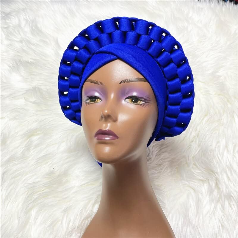 MsBric Dizajn Auto Gele Headtie Turban African Ženska velika kapa za ženeafrički kape Nigerijski turbanski