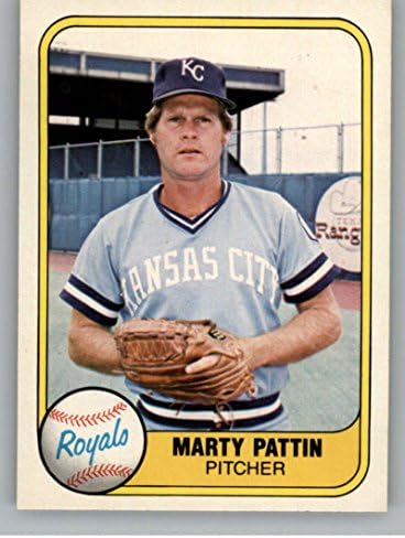 1981. Fleer 37 Marty Pattin Kansas City Royals