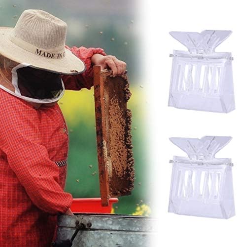 Vorcool kopča za pčelinje matice Plastična kopča za hvatanje kaveza za pčelinje pčele-pakovanje od 6 kom