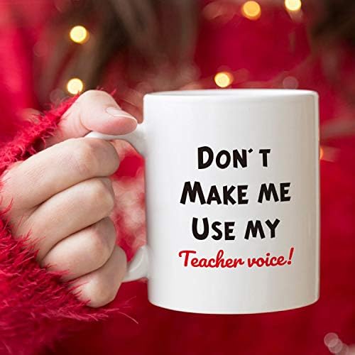 5aup Božićni pokloni Funny Teachers Day šolja za kafu za učitelja, ne tjerajte Me da koristim svoj Učiteljski