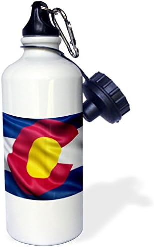 3Droza Colorado Državna zastava Sportska boca za vodu, 21 oz, višebojni