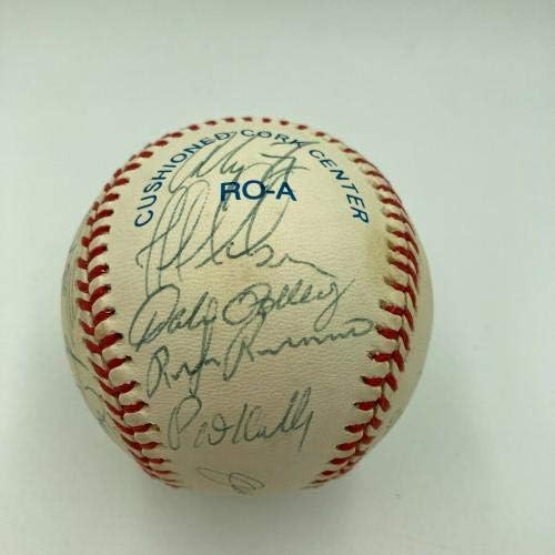 1996. New York Yankees World Series TEMS TIMS potpisao Al Bejzbol sa JSA COA - autogramiranim bejzbolama