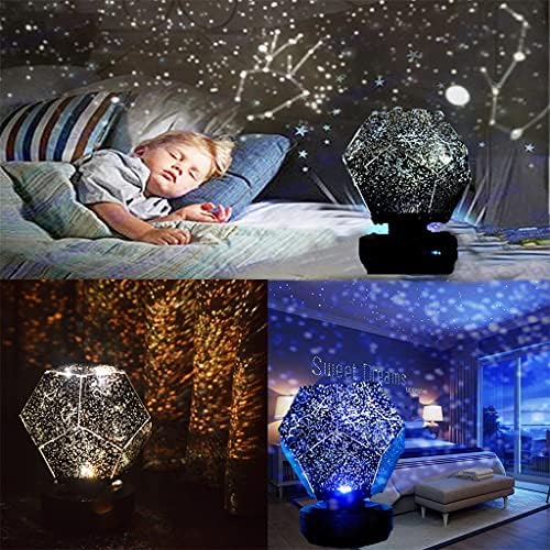 SDFGH Star lampa za projektor svjetlo zvjezdano nebo noćno svjetlo Led stolna lampa Lite Starlight noćna