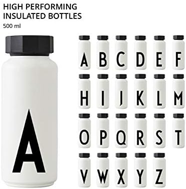 Dizajnerska slova Osobna termo / izolirana boca - W - BPA-BESPLATNI zidni vakuum, nehrđajući čelik, nordijski