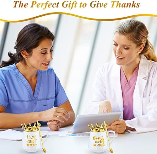 2 kompleta poklona zahvalnosti za medicinske sestre za žene šolja za kafu poklon čaša za medicinske sestre