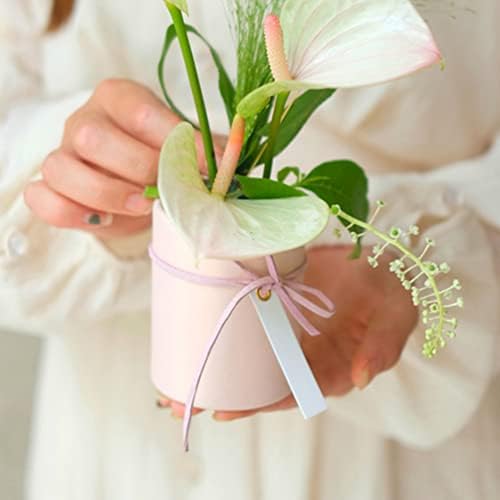 Nuobesty cvjećar cvjetni papir za papir: 4pcs cilindrični pakiranje cvijeće papira mini okrugla cvjetna