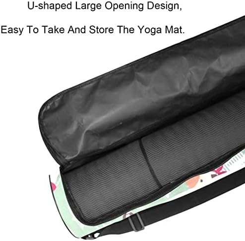Torba za nošenje prostirke za jogu sa naramenicom crtani pas mornar, 6, 7x33, 9in/17x86 cm torba za jogu