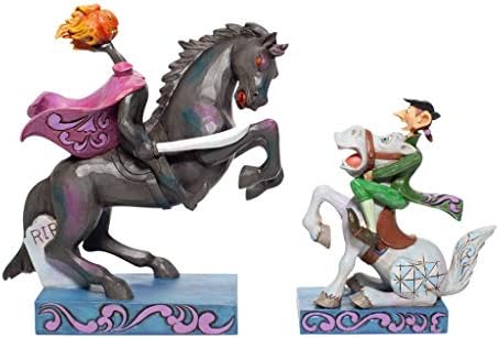 Enesco Jim Shore Disney Tradicije Legenda o uspavanom šupljim konjicama bez glave i iChabod figurine dizalice,