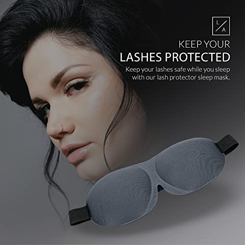 Afera za trepta 3D za oči za prostense za spavanje za spavanje, zaštitnik trepavica, ukrašena maska ​​za