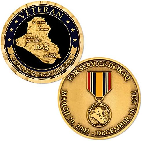 Operacija Iraqi Freedom Veteran 2003-2011 Brončani izazov novčić