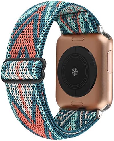 Sikot Stretchy najlon solo petlje Kompatibilne sa Apple Watch-om, podesivim nožnim pletenicama Sport Elastics