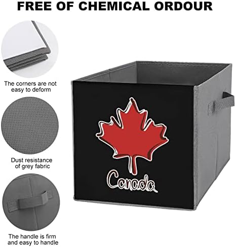 Kanada Javor ostavi velike kocke kante za skladištenje sklopiva platna kutija za čuvanje Ormara Organizatori
