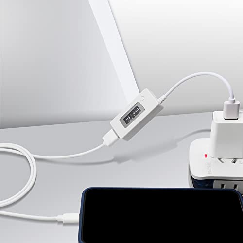 YACSEJAO USB Volatage / Amps mjerač snage Tester multimetar Digitalni multimetar USB 2.0 multifunkcionalni